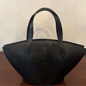 Louis Vuitton Black Epi Saint Jacques Tote Bag, Pristine Condition